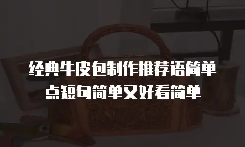 经典牛皮包制作推荐语简单点短句简单又好看简单