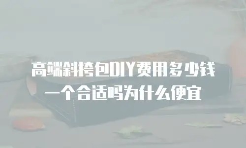 高端斜挎包DIY费用多少钱一个合适吗为什么便宜