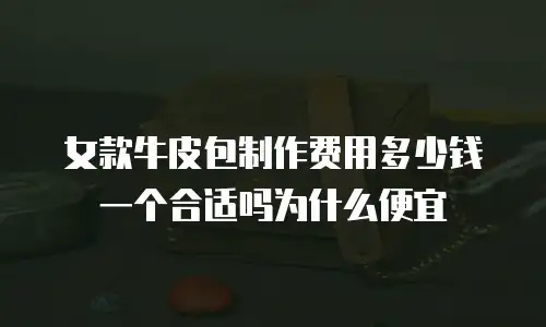 女款牛皮包制作费用多少钱一个合适吗为什么便宜