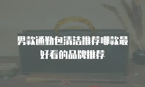 男款通勤包清洁推荐哪款最好看的品牌推荐
