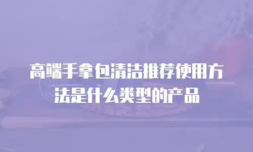 高端手拿包清洁推荐使用方法是什么类型的产品