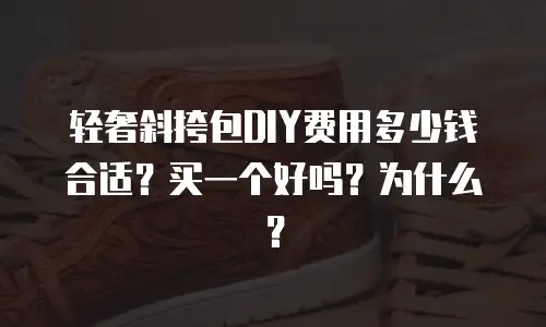轻奢斜挎包DIY费用多少钱合适？买一个好吗？为什么？