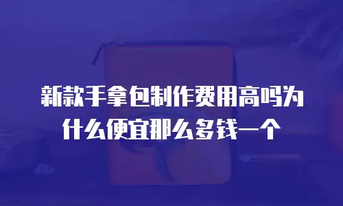 新款手拿包制作费用高吗为什么便宜那么多钱一个