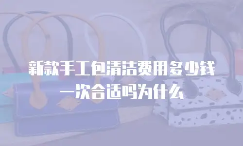 新款手工包清洁费用多少钱一次合适吗为什么