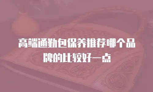 高端通勤包保养推荐哪个品牌的比较好一点