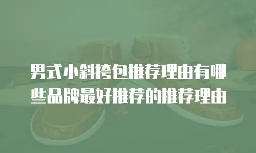 男式小斜挎包推荐理由有哪些品牌最好推荐的推荐理由