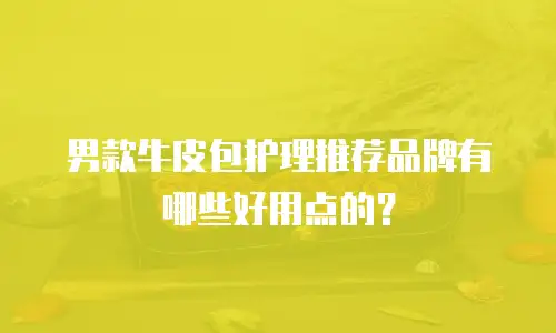 男款牛皮包护理推荐品牌有哪些好用点的？