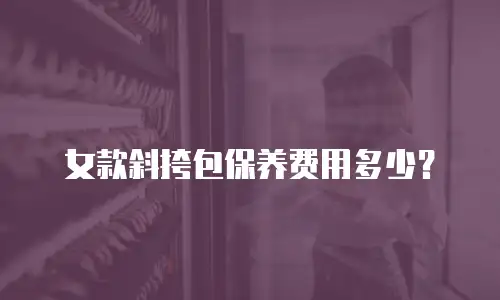 女款斜挎包保养费用多少？