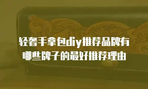 轻奢手拿包diy推荐品牌有哪些牌子的最好推荐理由