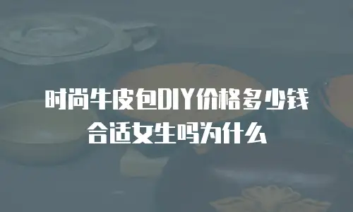 时尚牛皮包DIY价格多少钱合适女生吗为什么