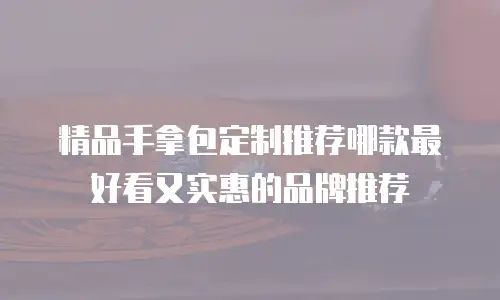 精品手拿包定制推荐哪款最好看又实惠的品牌推荐