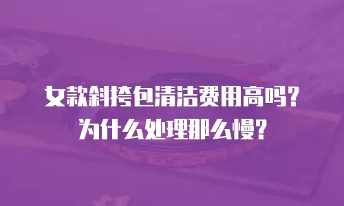 女款斜挎包清洁费用高吗？为什么处理那么慢？
