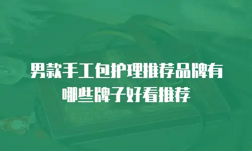 男款手工包护理推荐品牌有哪些牌子好看推荐