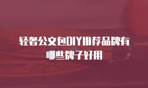 轻奢公文包DIY推荐品牌有哪些牌子好用