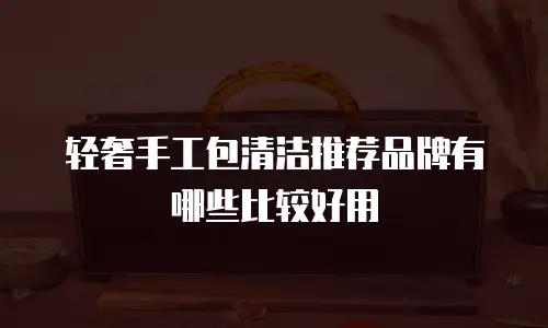 轻奢手工包清洁推荐品牌有哪些比较好用