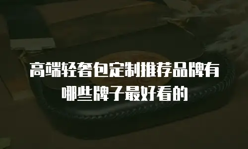 高端轻奢包定制推荐品牌有哪些牌子最好看的