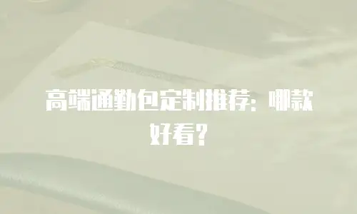 高端通勤包定制推荐: 哪款好看?