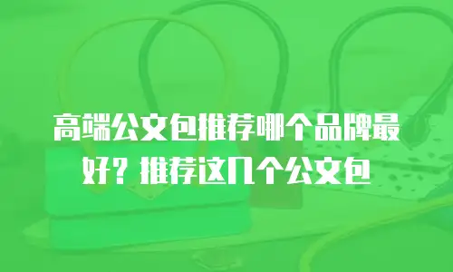 高端公文包推荐哪个品牌最好？推荐这几个公文包