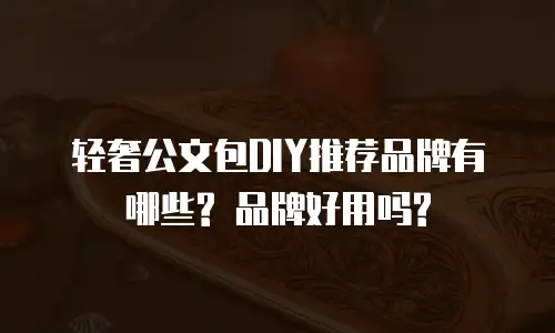 轻奢公文包DIY推荐品牌有哪些? 品牌好用吗?
