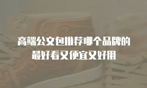 高端公文包推荐哪个品牌的最好看又便宜又好用