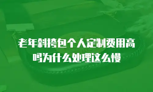 老年斜挎包个人定制费用高吗为什么处理这么慢