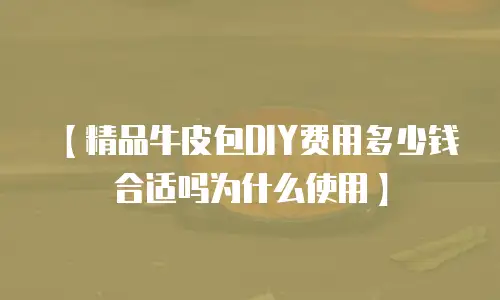 【精品牛皮包DIY费用多少钱合适吗为什么使用】