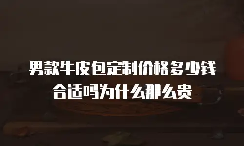 男款牛皮包定制价格多少钱合适吗为什么那么贵