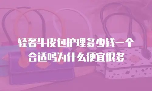 轻奢牛皮包护理多少钱一个合适吗为什么便宜很多