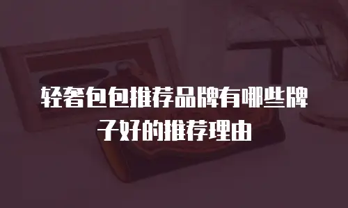 轻奢包包推荐品牌有哪些牌子好的推荐理由
