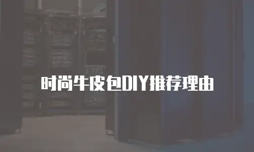 时尚牛皮包DIY推荐理由