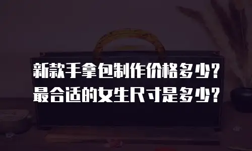 新款手拿包制作价格多少？最合适的女生尺寸是多少？