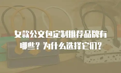 女款公文包定制推荐品牌有哪些？为什么选择它们？