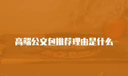 高端公文包推荐理由是什么
