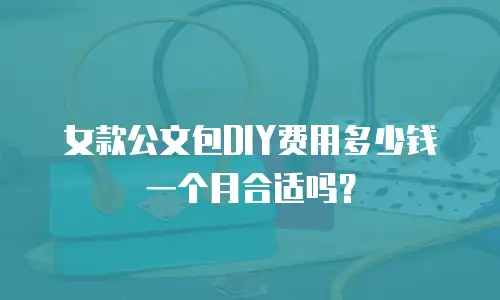 女款公文包DIY费用多少钱一个月合适吗？