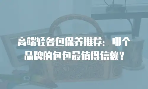 高端轻奢包保养推荐：哪个品牌的包包最值得信赖？