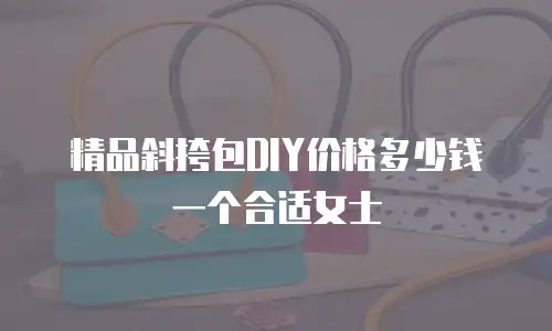 精品斜挎包DIY价格多少钱一个合适女士