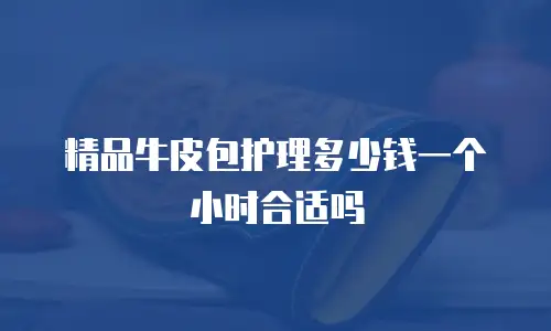 精品牛皮包护理多少钱一个小时合适吗