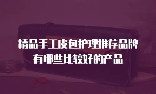 精品手工皮包护理推荐品牌有哪些比较好的产品
