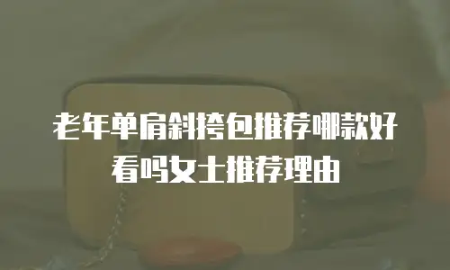 老年单肩斜挎包推荐哪款好看吗女士推荐理由