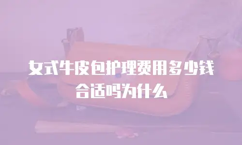 女式牛皮包护理费用多少钱合适吗为什么
