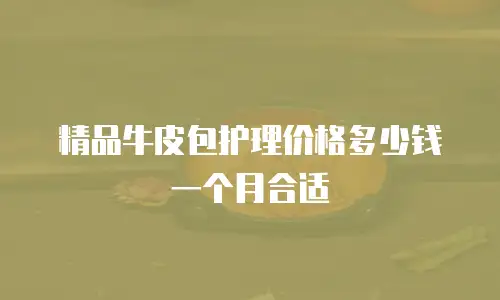 精品牛皮包护理价格多少钱一个月合适