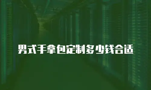 男式手拿包定制多少钱合适