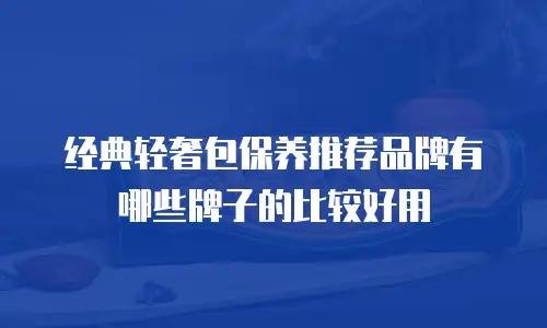 经典轻奢包保养推荐品牌有哪些牌子的比较好用