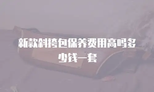 新款斜挎包保养费用高吗多少钱一套