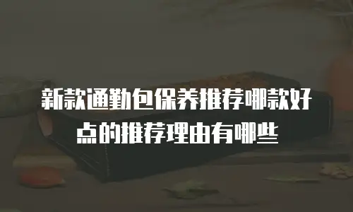 新款通勤包保养推荐哪款好点的推荐理由有哪些