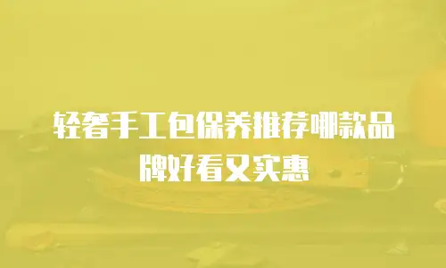 轻奢手工包保养推荐哪款品牌好看又实惠