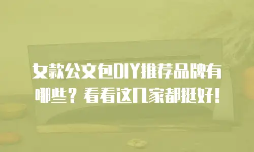 女款公文包DIY推荐品牌有哪些？看看这几家都挺好！