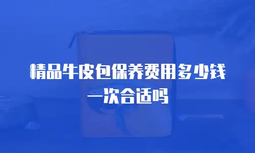 精品牛皮包保养费用多少钱一次合适吗