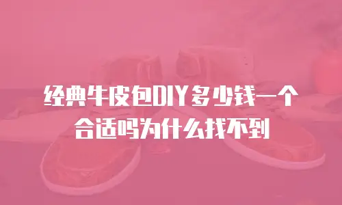 经典牛皮包DIY多少钱一个合适吗为什么找不到
