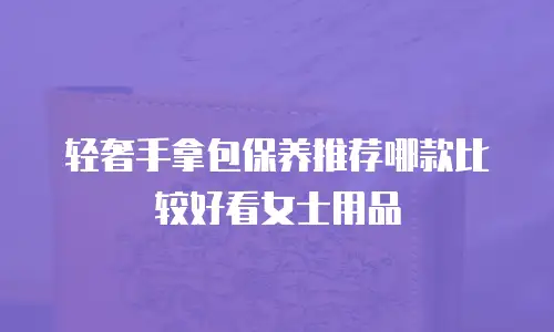 轻奢手拿包保养推荐哪款比较好看女士用品